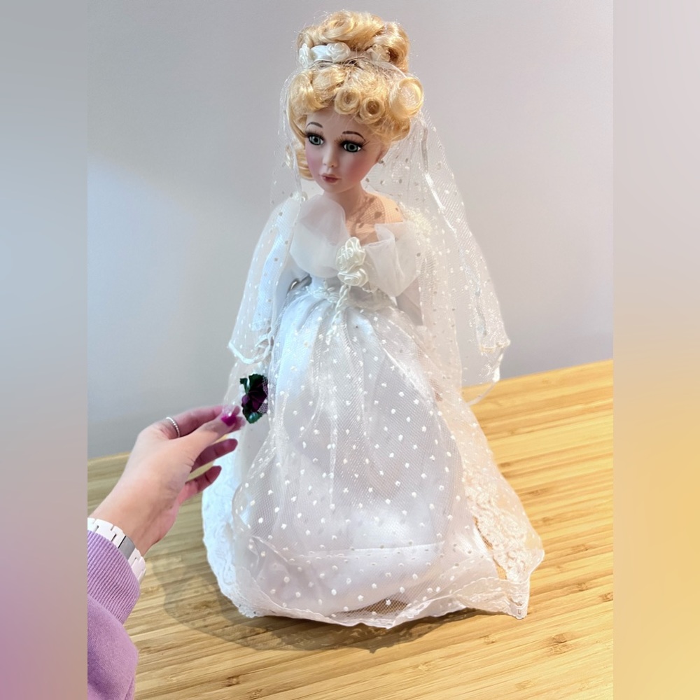 Cathay Collection Bride Porcelain Doll